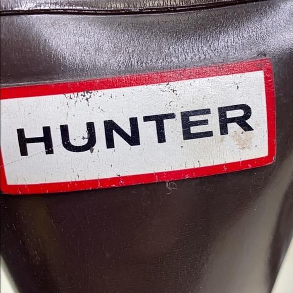 HUNTER ORIGINAL GLOSS TALL BOOT in Seep - Picture 4 of 13